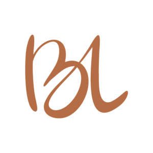 A handwritten signature-style logo featuring the initials 'BL' for Barbara Lopes, designed in an elegant and flowing script.